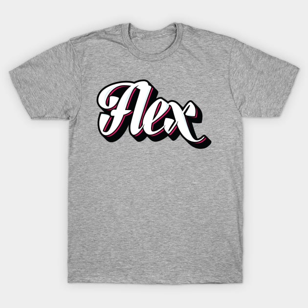 Flex Graffiti T-Shirt by BeyondTheDeck